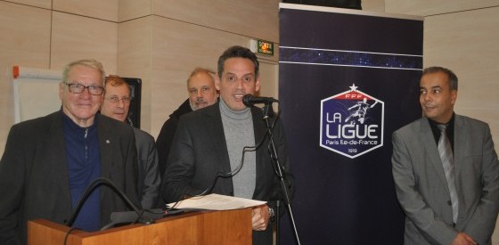 Jamel SANDJACK réélu président de la Ligue Paris Île de France de Football.