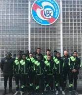 Les U17 des Gobelins en stage au RC Strasbourg.
